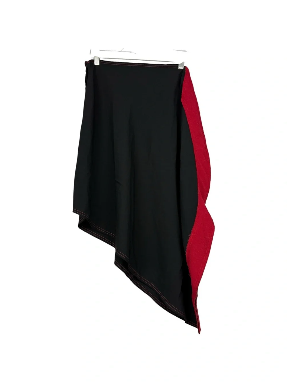 Zomer 2024 Whiteread Midi Asymmetrical Contrast Skirt